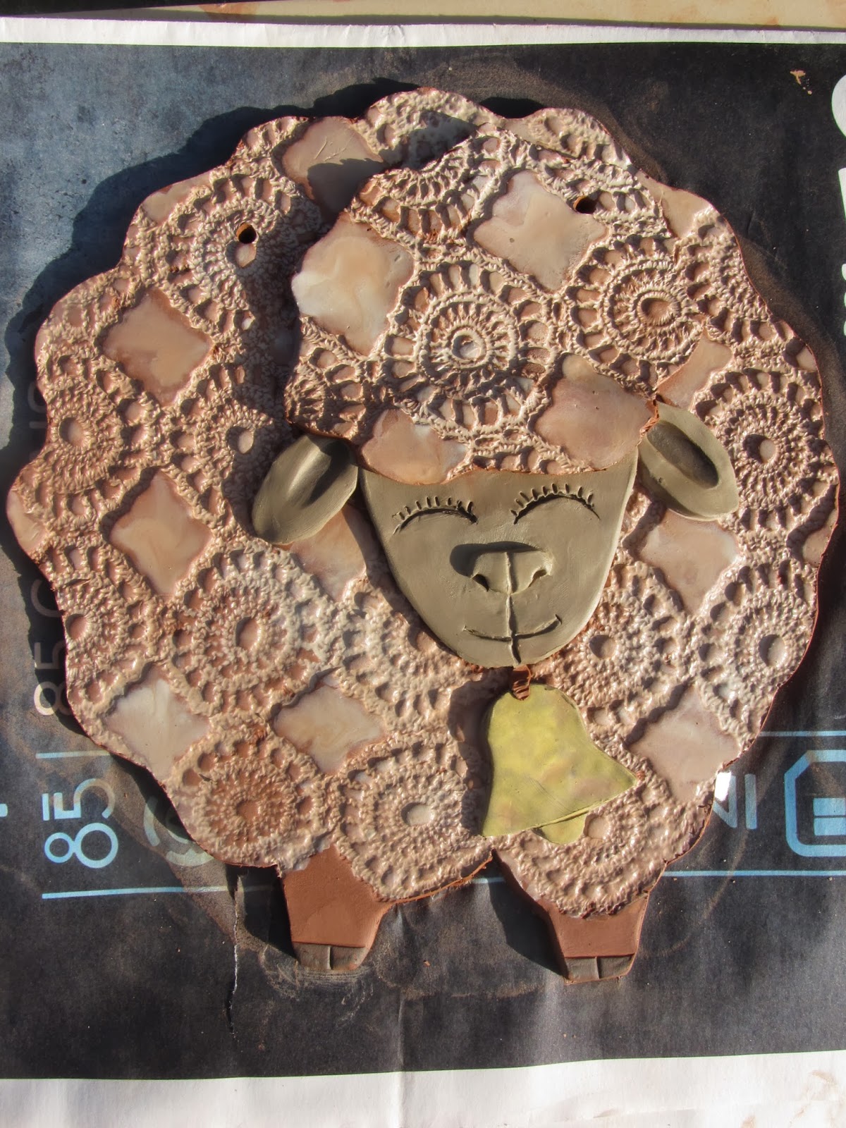 Cerâmica Monte Vera Cruz: Ovelha em Placa