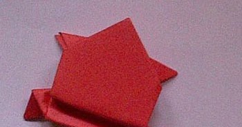 Cara Melipat Origami  Kodok  Model 2