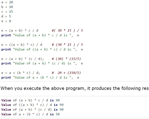 PYTHON: 6.OPERATORS IN PYTHON