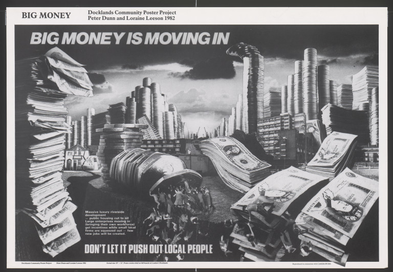 Project poster. Сообщество Постер. 1991 Год Постер. 1980 London Docklands Development Corporation old.