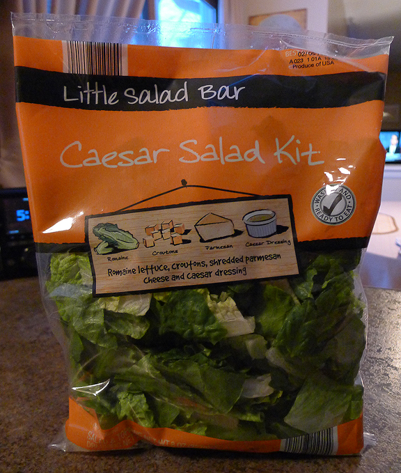 Shop at Aldi and Save Money! Caesar Salad Kit