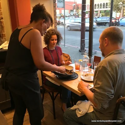 sweet window seating at La Marcha in Berkeley, California