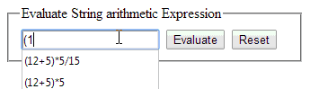 evaluate string form arithmetic expression in asp.net