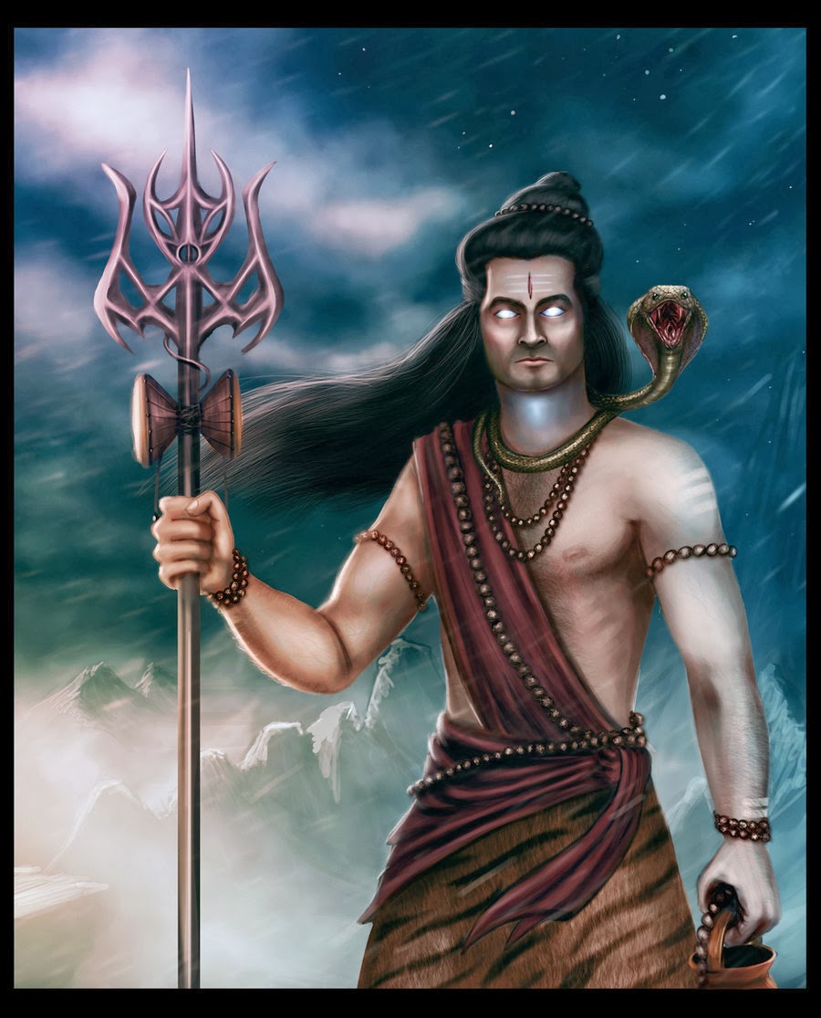 Lord Shiva Digital Art 