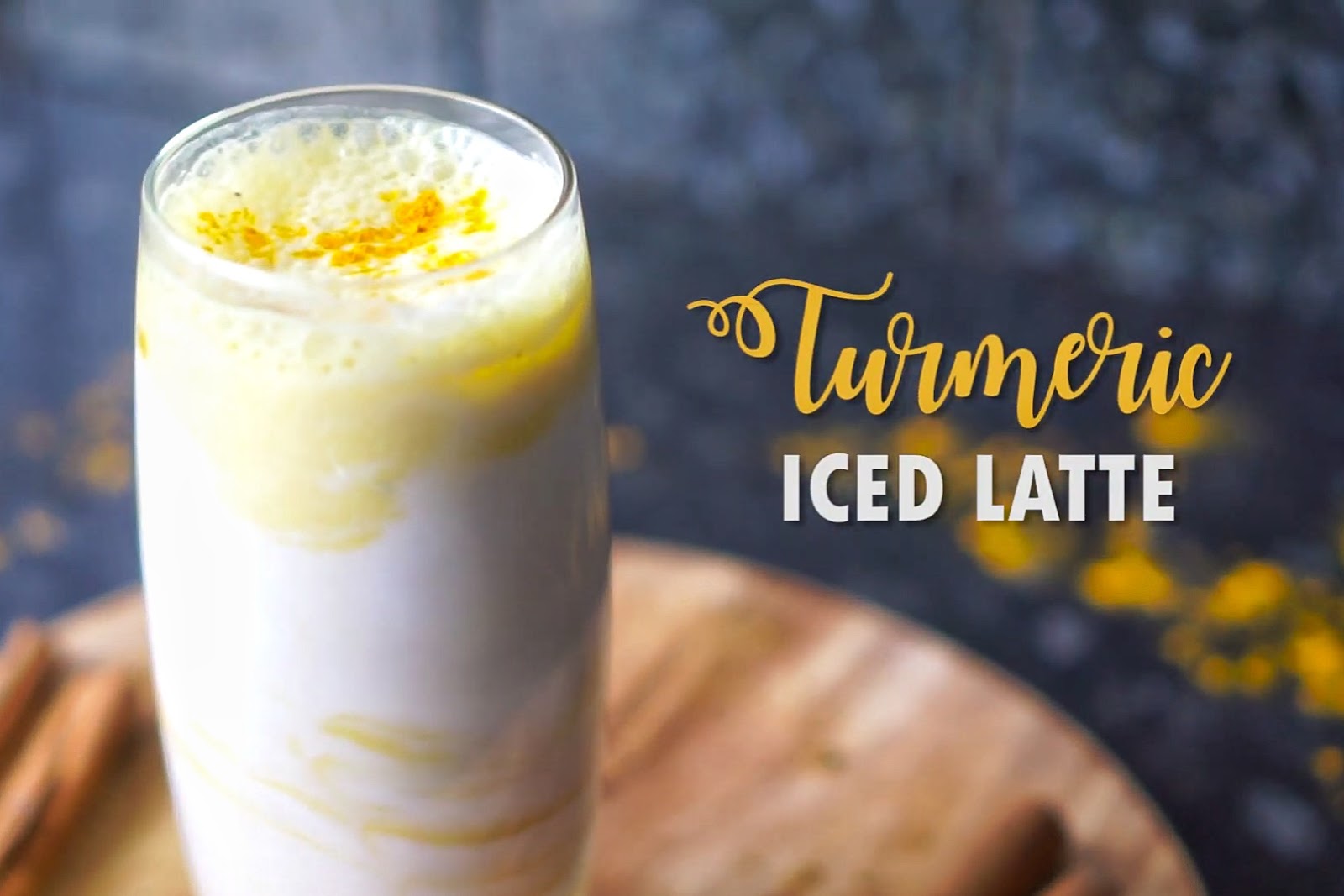 Iced Turmeric Latte Ramadan Drinks Recipe Hungry for Goodies