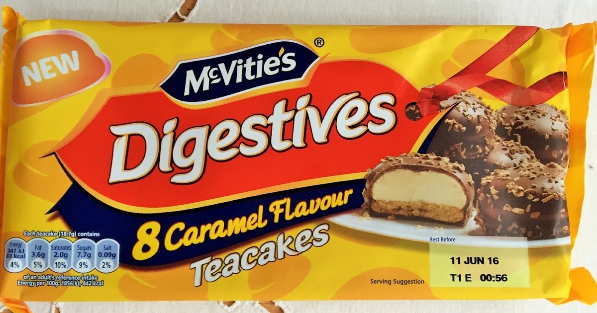 Amy Seeks New Treats: NEW! McVities Caramel Digestive Teacakes (ASDA)