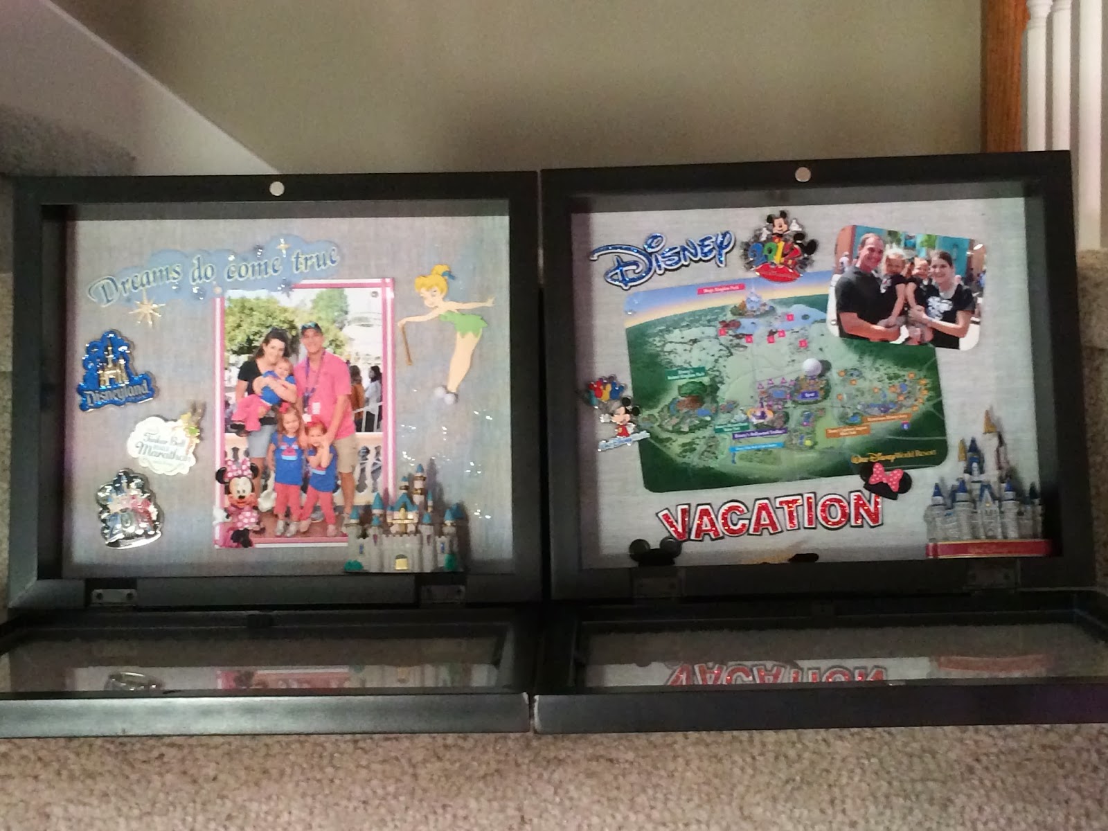 Sharing The Love DIY Disney Vacation Shadowbox