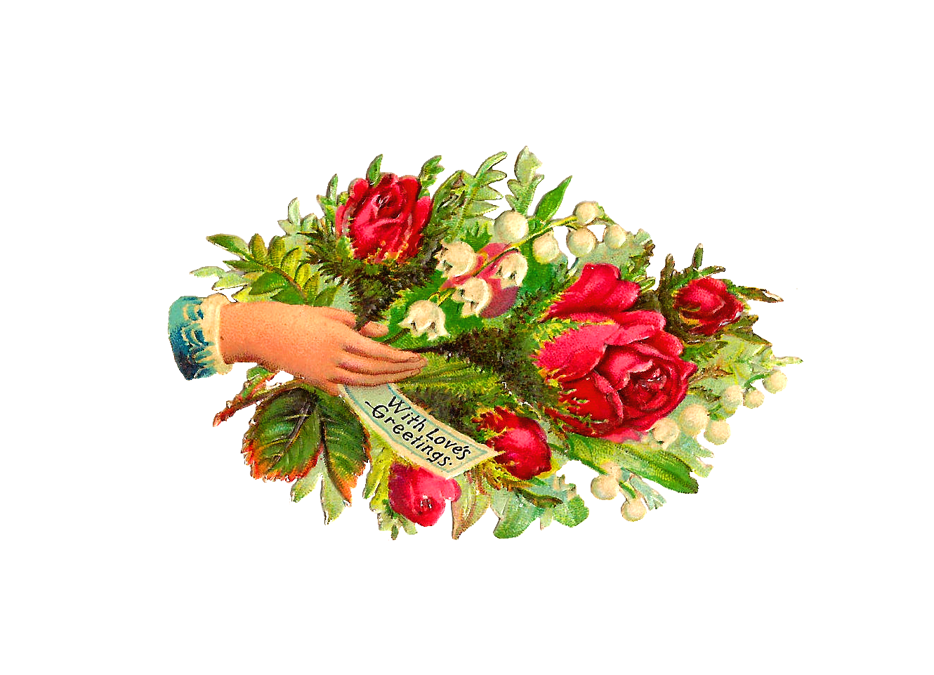 free clip art victorian flowers - photo #29