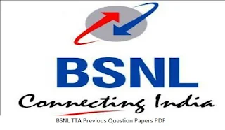 BSNL TTA Previous Question Papers PDF