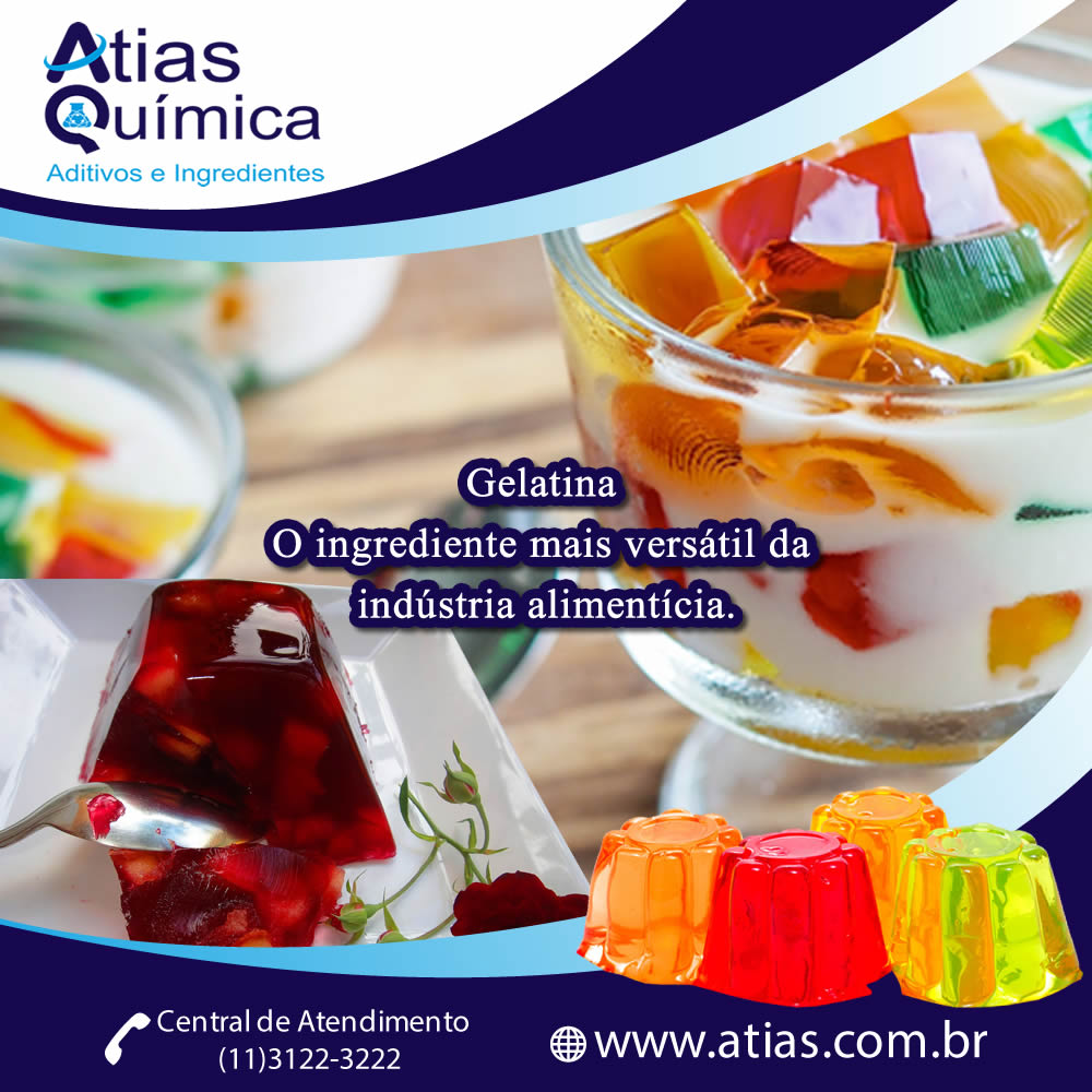 Atias Química Gelatina O ingrediente mais versátil da indústria