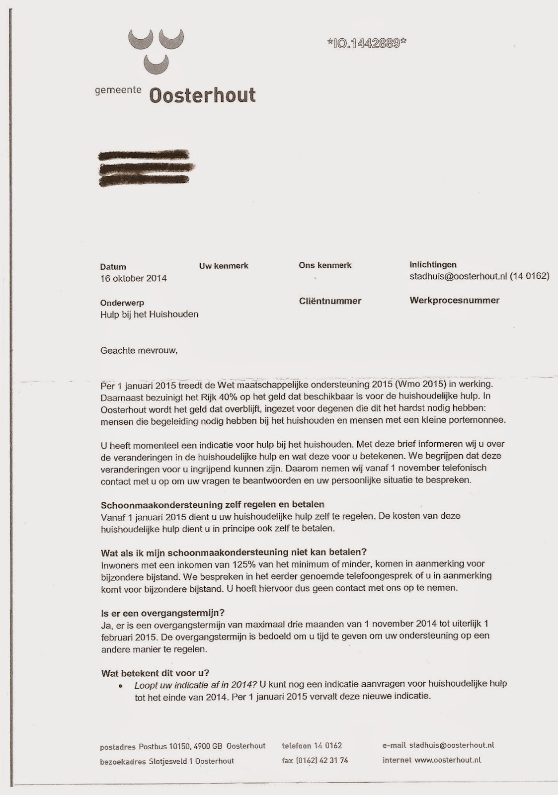 Wmohulp Ameland en Oosterhout de fout in met afschaffen van huishoudelijke hulp Wmohulp Ameland en Oosterhout de fout in met afschaffen van huishoudelijke hulp