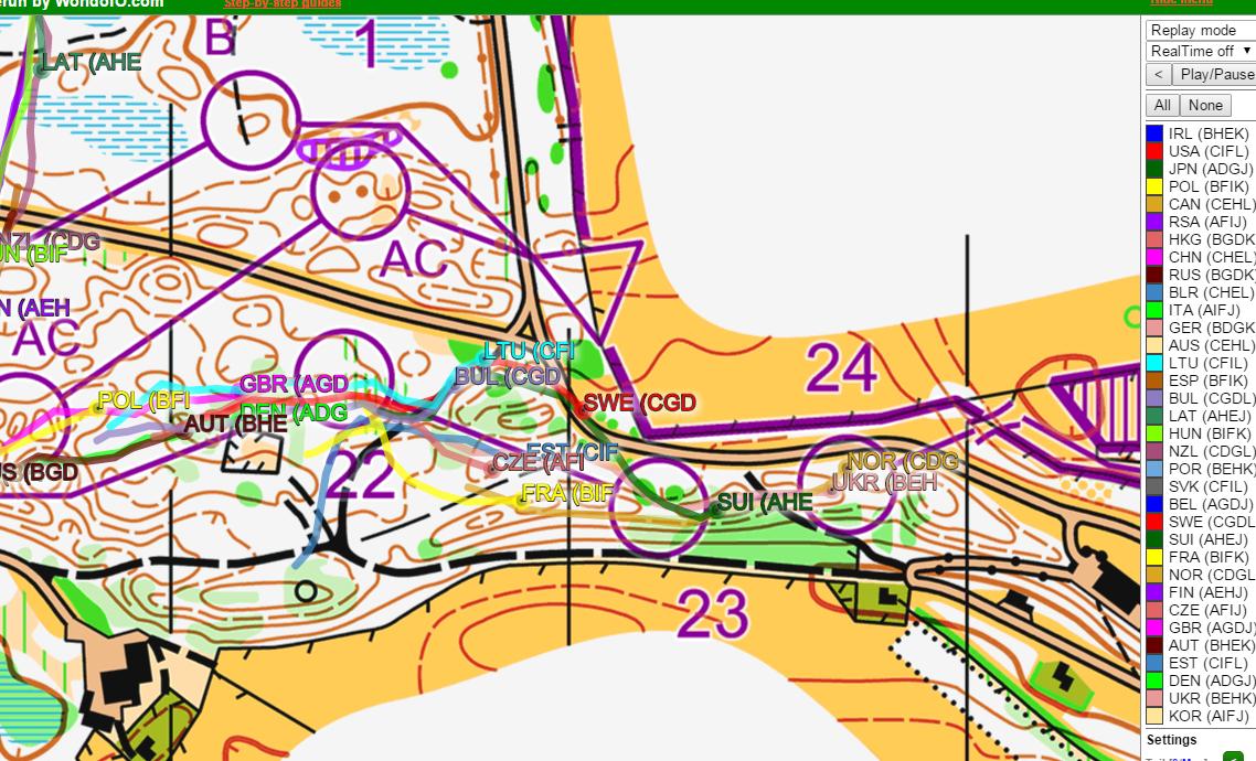 Orienteering WOC Long
