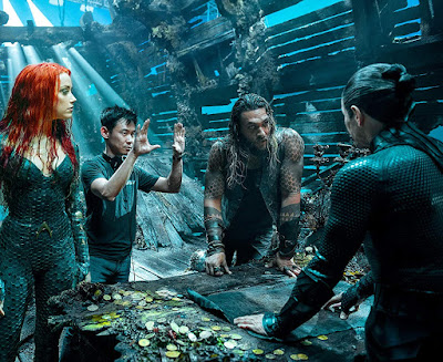 Aquaman 2018 James Wan Jason Momoa Amber Heard Set Photo 1