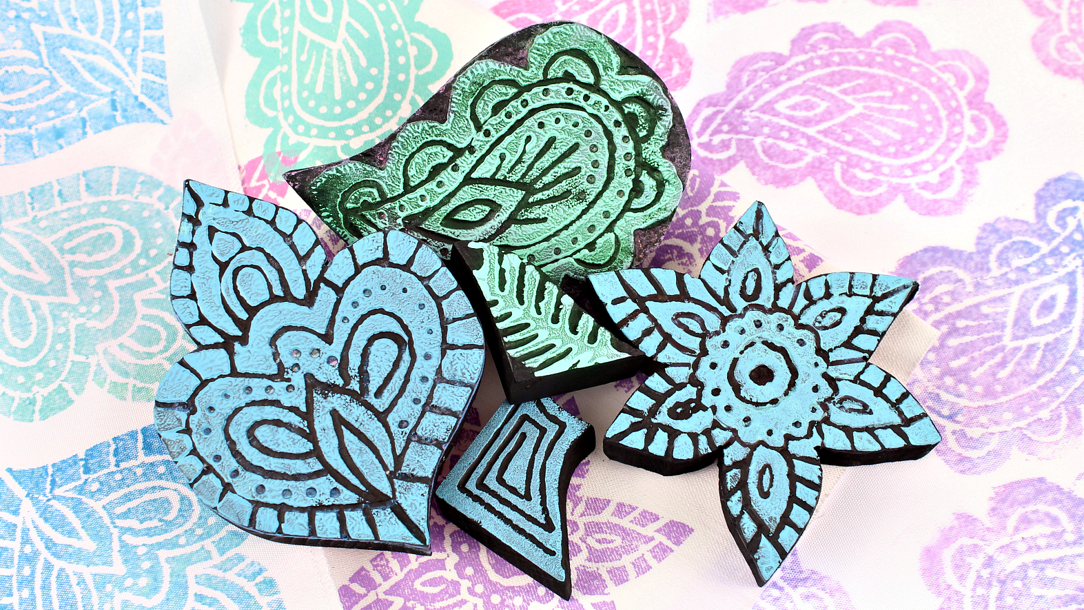 Mark Montano Easy Carved Wood Printing Blocks