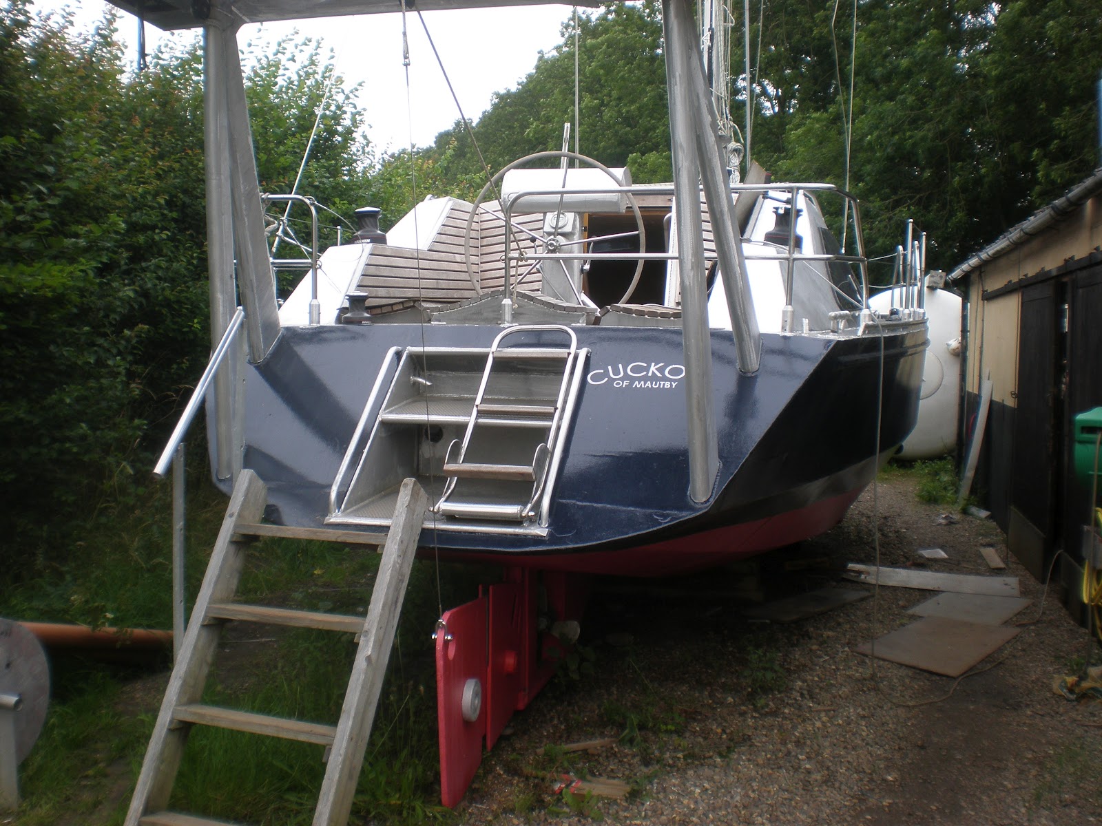 More Home built sailboat Fishing