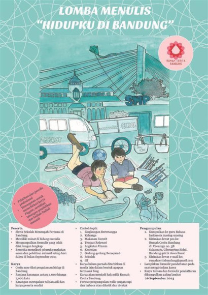 Lomba Menulis Rumah Cerita Bandung untuk Pelajar SMP di Bandung (DL 26  September 2014) | Info Absurditas Kata