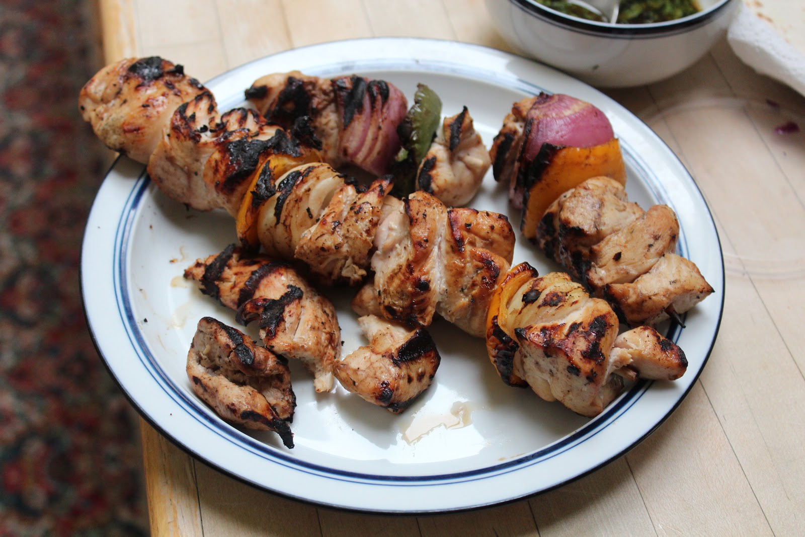 An Immovable Feast Grilled Chicken Kabob Wrap