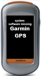 Cara mengatasi System Software Missing, GPS Garmin eTrex 30
