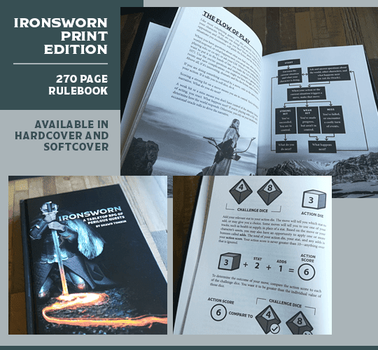 El Descanso del Escriba Ironsworn, de Shawn Tomkin
