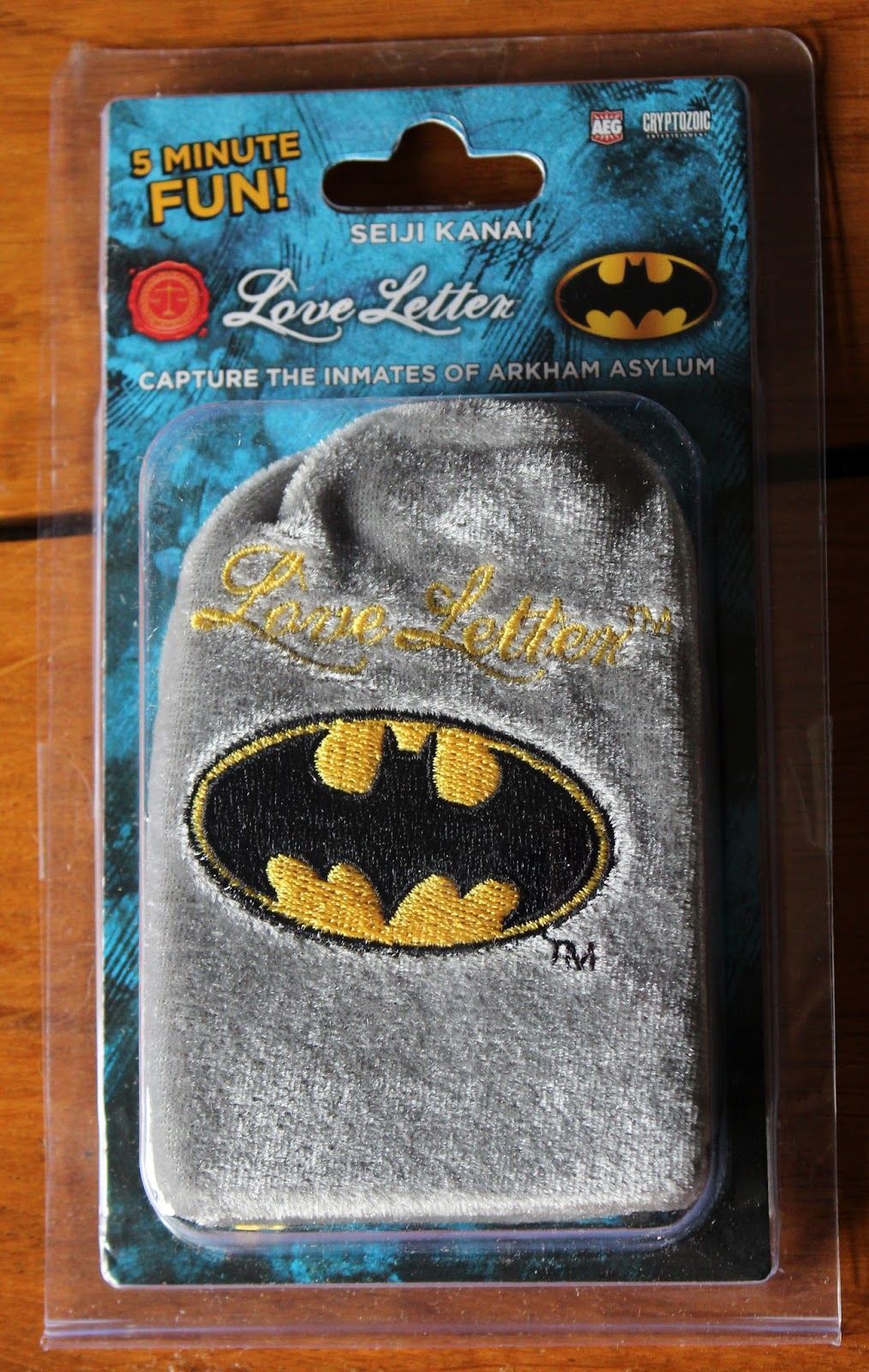 Random Nerdery Cardboard Love Letter Batman Card Game Giveaway
