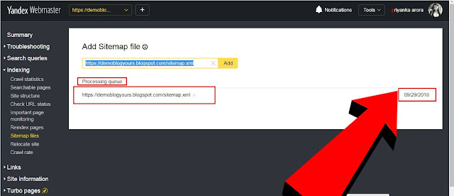 Submit Sitemap On Yandex Submit Sitemap On Yandex