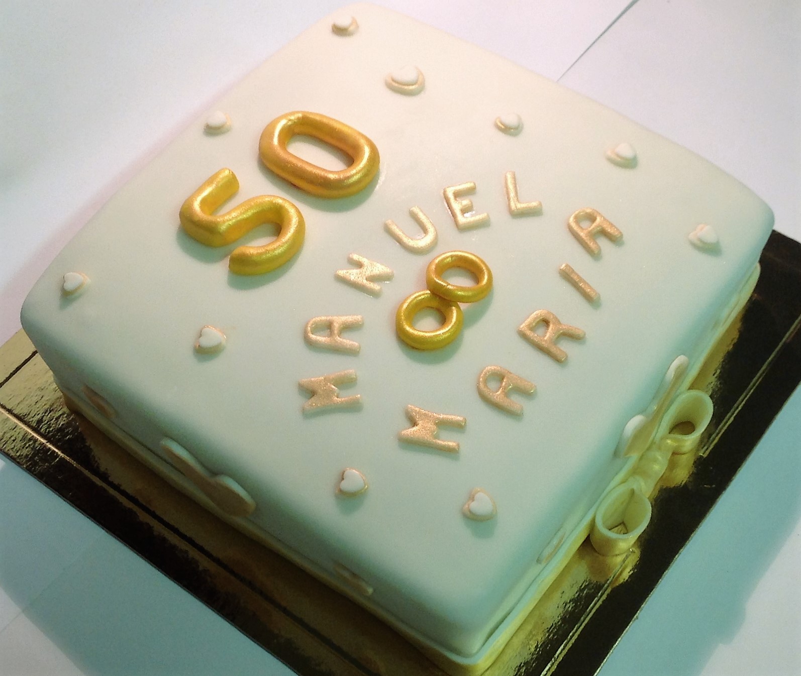 Cidália Silva Cake Design Aniversário 50 anos de casados