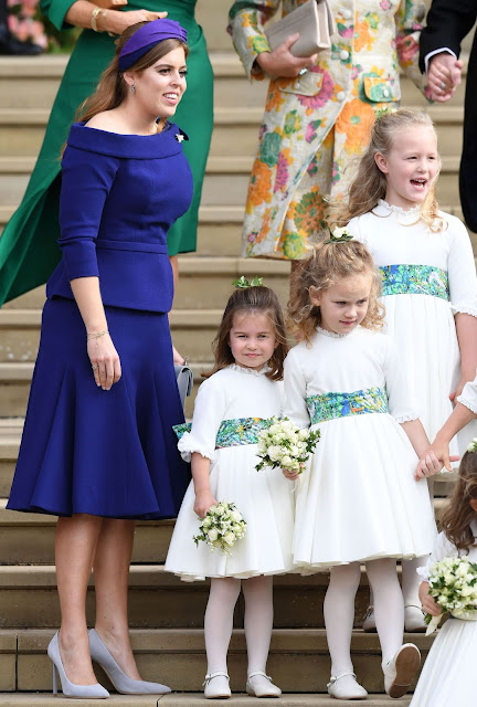 Princesse Béatrice et Princesse Charlotte de Cambridge