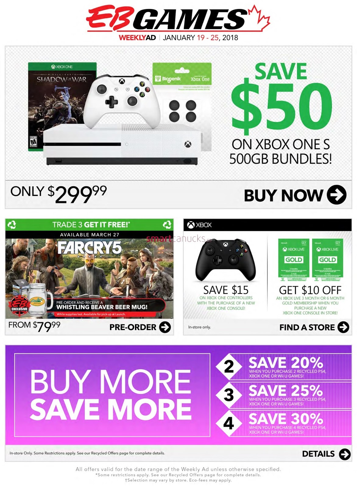 eb games weekly flyer january 19 25 2018 the weekly flyer