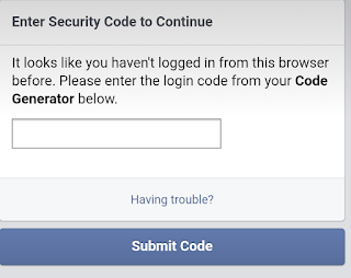 code login facebook