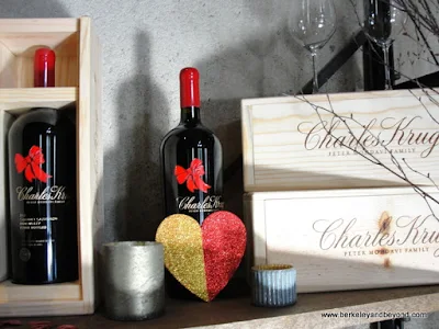 wines with heart at Charles Krug Winery in St. Helena, California