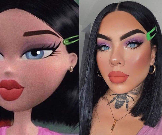 Cómo hacerte el maquillaje de las Bratz para el #bratzchallenge