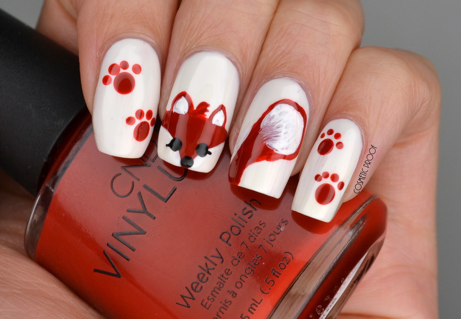 NAILS BCD Nail Art Challenge Week 16 Fox Nail Art ManiMonday