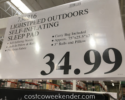 Deal for the Lightspeed Outdoors Skygazer Self-Inflating Sleep Pad at Costco