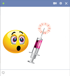 Facebook smiley and injection