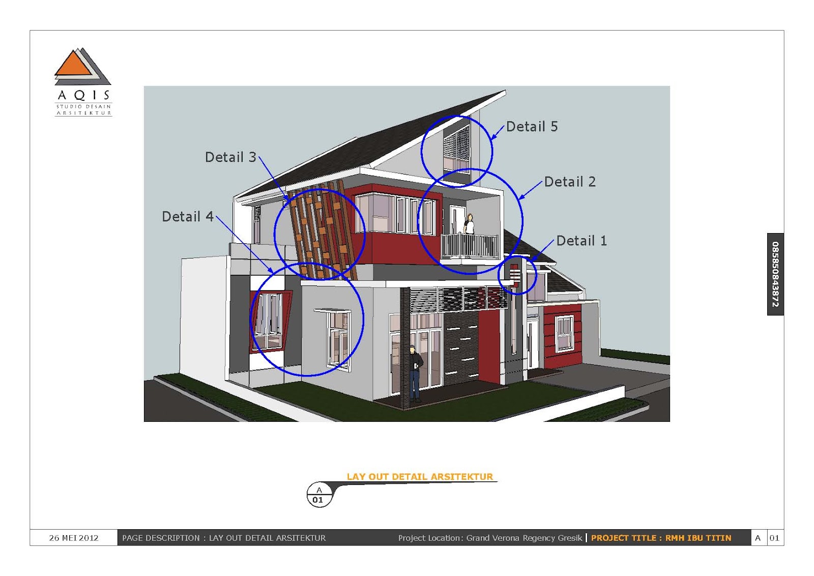  Desain Rumah Online  Jasa Arsitek Online: Contoh Gambar Kerja Rumah