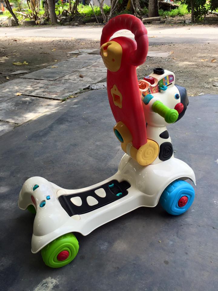 MIMIEDRINA PRELOVED BABY SHOP VTECH 3IN1 ZEBRA SCOOTER