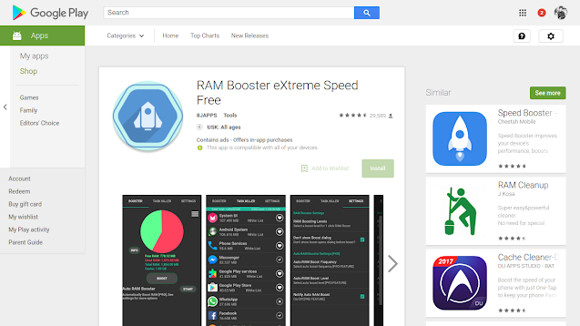 3 Aplikasi RAM Cleaner Terbaik Untuk Pengguna Android Dengan RAM Sedikit