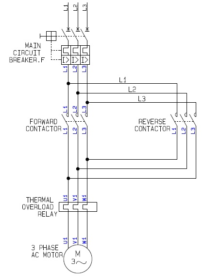 A how to guide for the Power Circuit of a Forward Reverse Electric