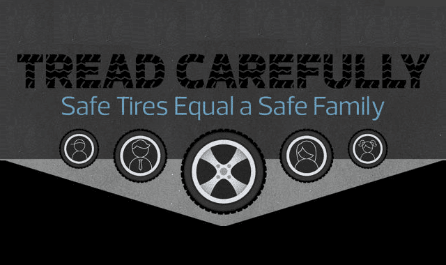 Image: Tread Carefully Safe Tires Equal a Safe Family
