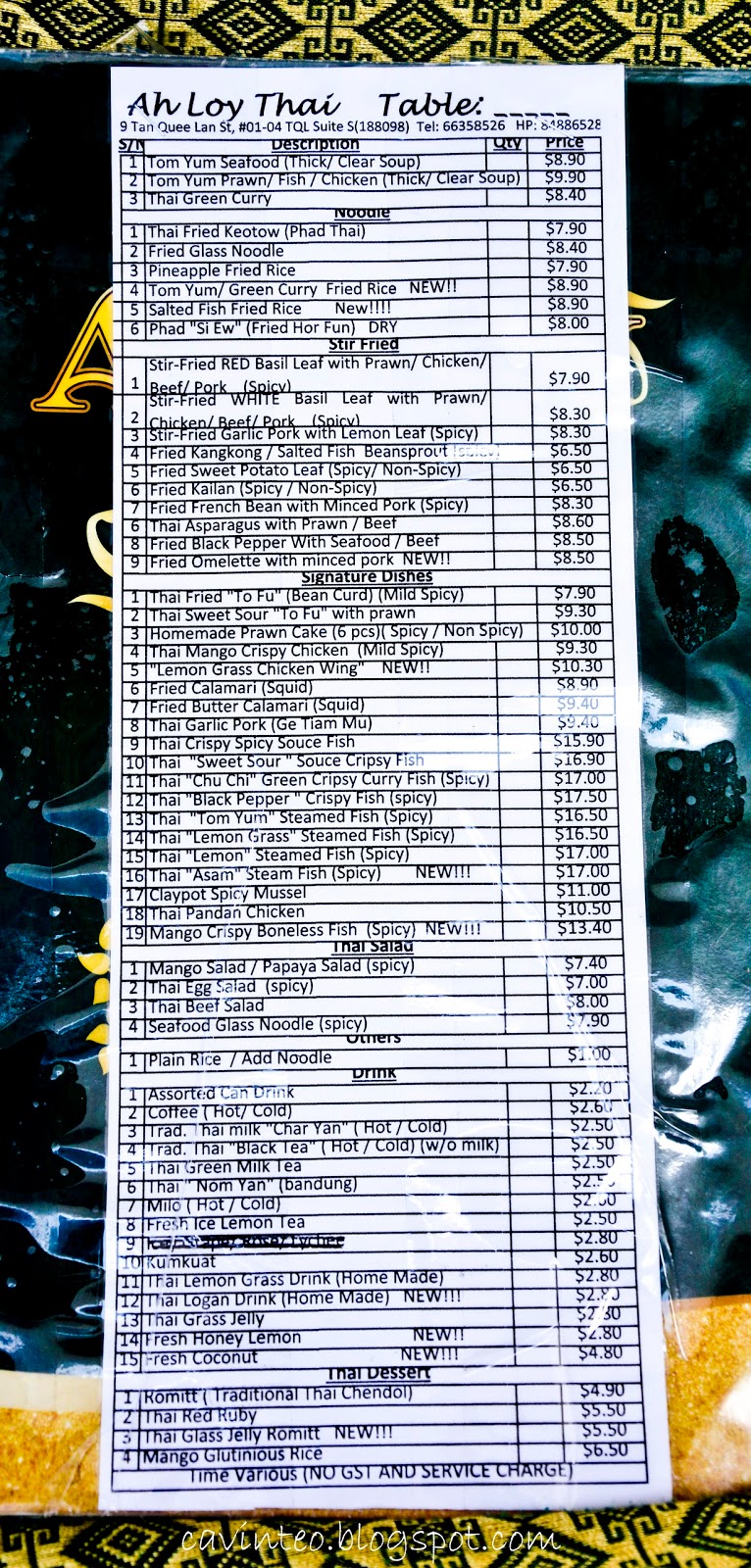 Entree Kibbles Ah Loy Thai Restaurant Reasonably Priced & Delicious