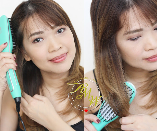 a photo of Irresistible Me Jade Hair Straightening Brush Review