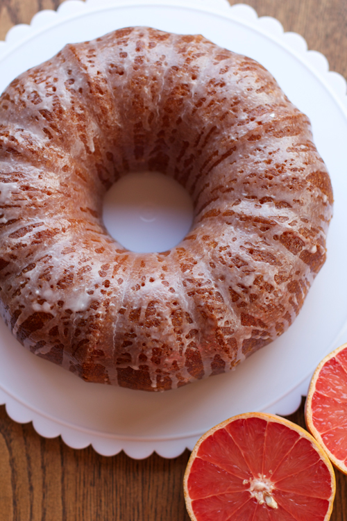 A Less Processed Life What's Baking Glazed Grapefruit Bundt Cake