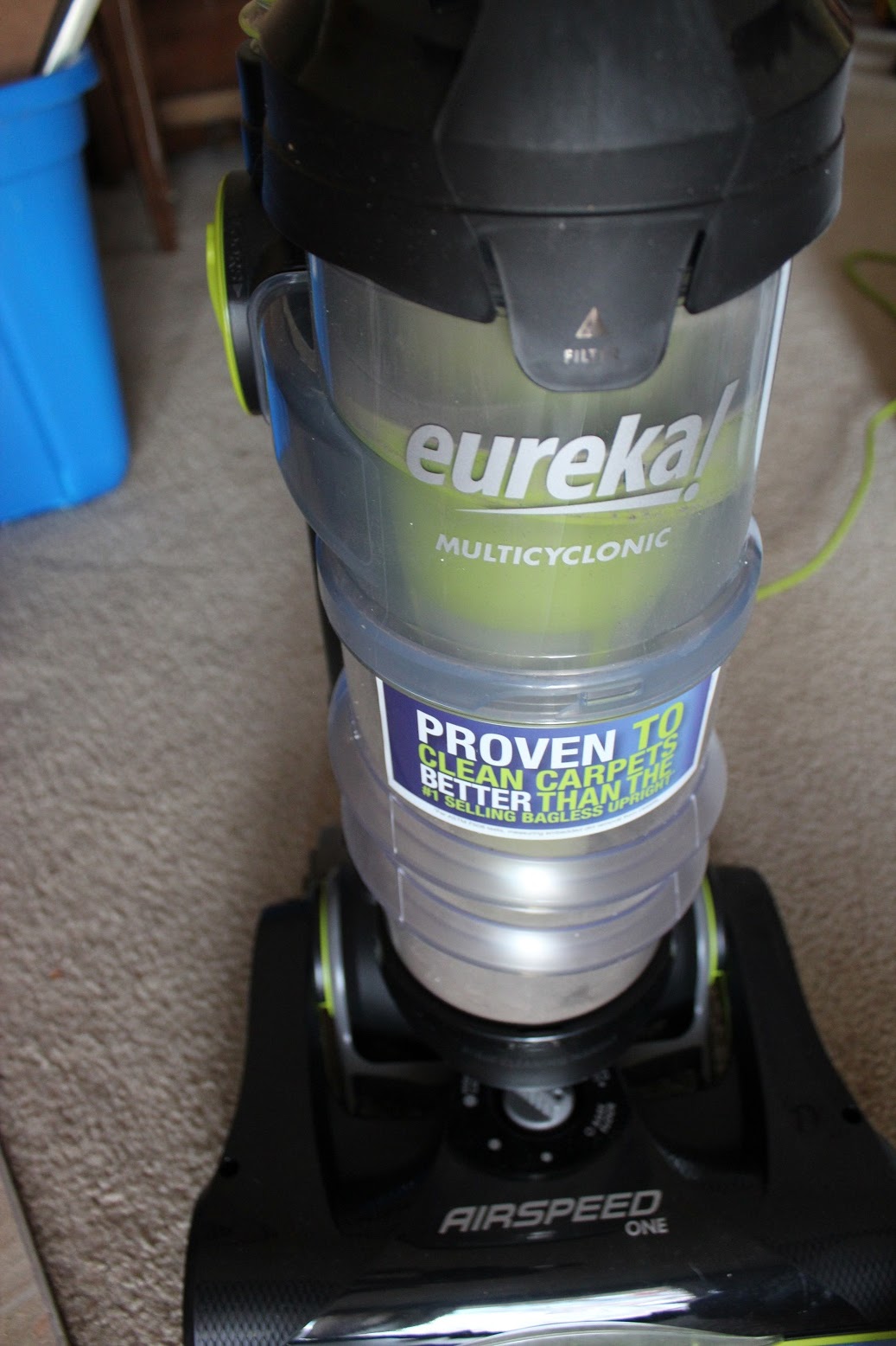 Review of Eureka AirSpeed ONE Vacuum and Powerful Giveaway! | Lille Punkin'