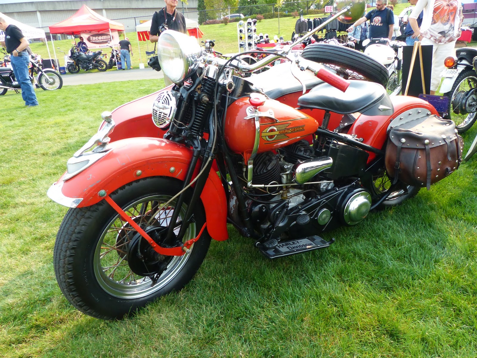 OldMotoDude: 1937 Harley-Davidson ULH with Sidecar on ...