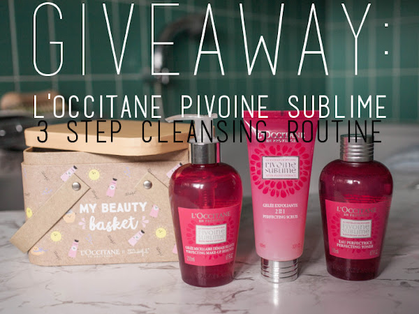 Giveaway: L'Occitane Pivoine Sublime 3 step cleansing routine