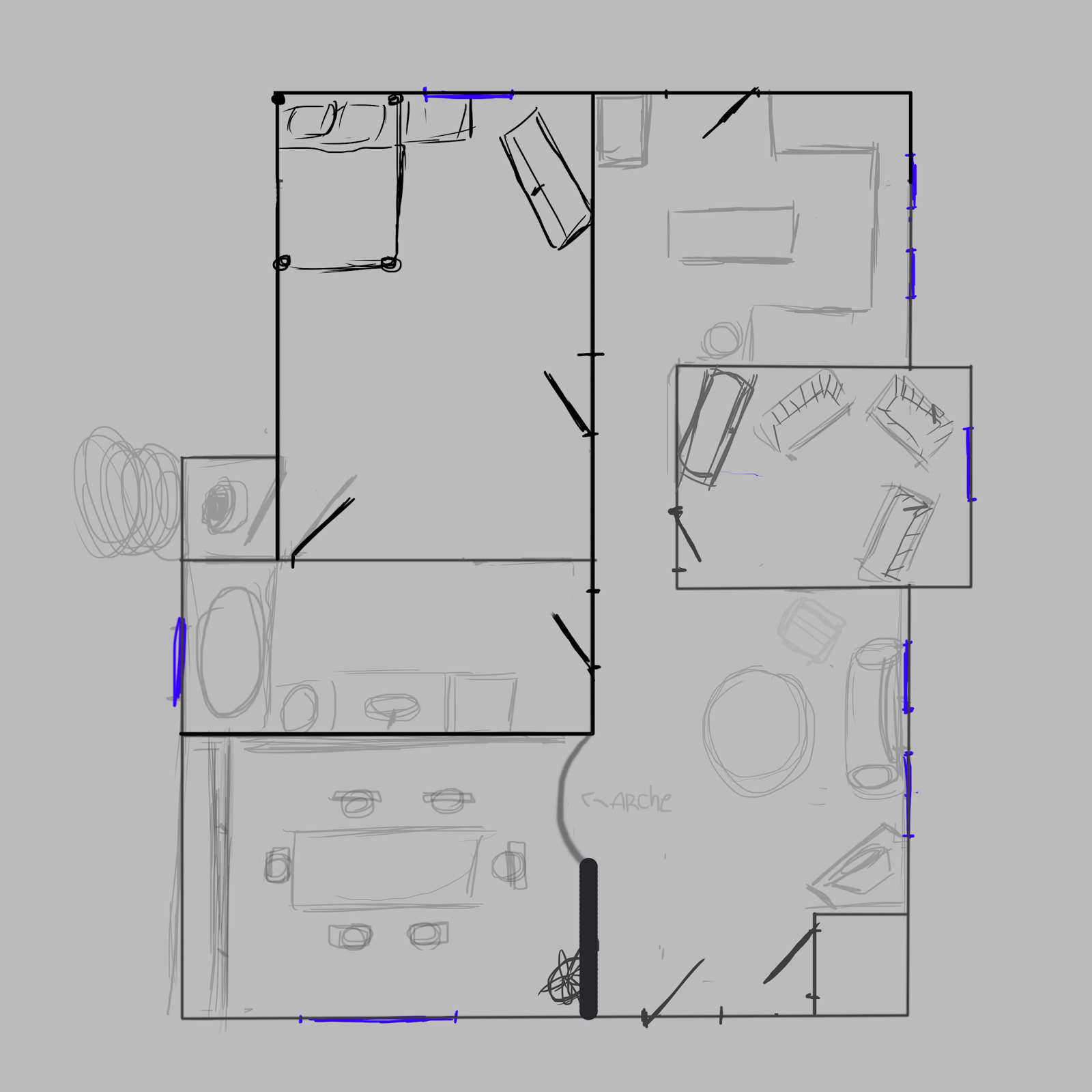 Horace Plan de la maison