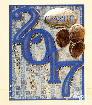 Our Daily Bread Designs Paper Collection:  Christian Faith, Custom Dies: Large Numbers, Balloons and Streamers, Pierced Ovals, Pierced Rectangles