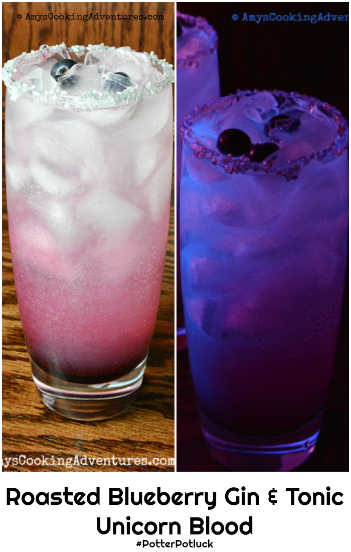 Roasted Blueberry Gin & Tonic (aka Unicorn Blood G&T) 