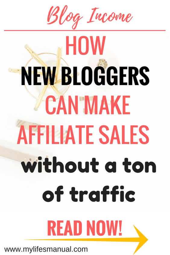 Learn how to use your blog traffic and make affiliate sale from it. How new bloggers can make affiliate sales with low traffic. #blogging #makemoneyblogging #makemoneyfromhome #makemoneyonline Do you want to make affiliate sales from your new blog? Wondering how long does it takes to make money from affiliate marketing when you're blog traffic is low?
